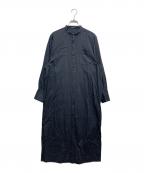 MACPHEEマカフィー）の古着「シャツワンピース」｜ネイビー