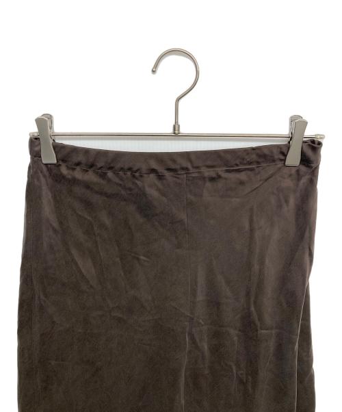 EVERYDAY I LIKE.（エヴリデイ アイ ライク）EVERYDAY I LIKE. (エヴリデイ アイ ライク) Cu/R Maxi スカート ブラウン サイズ:F 未使用品の古着・服飾アイテム