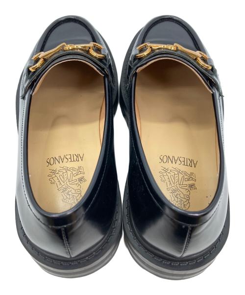 ARTESANOS（アルテサノス）ARTESANOS (アルテサノス) ビットローファー ブラック サイズ:37の古着・服飾アイテム