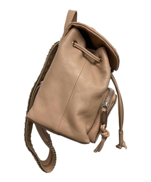 JIMMY CHOO（ジミーチュウ）JIMMY CHOO (ジミーチュウ) SUKI スタッズレザーバックパック ピンクの古着・服飾アイテム