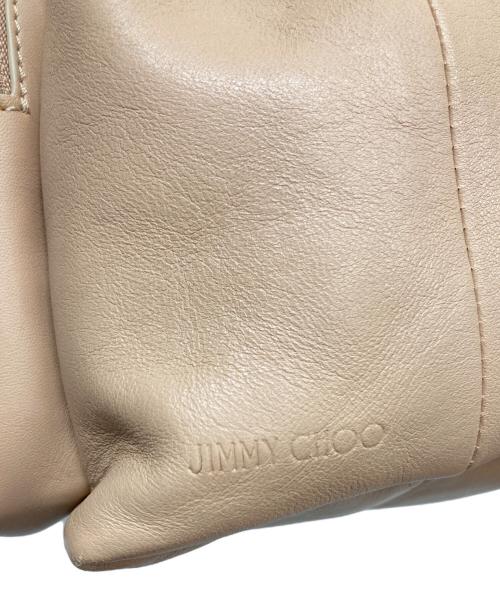 JIMMY CHOO（ジミーチュウ）JIMMY CHOO (ジミーチュウ) SUKI スタッズレザーバックパック ピンクの古着・服飾アイテム