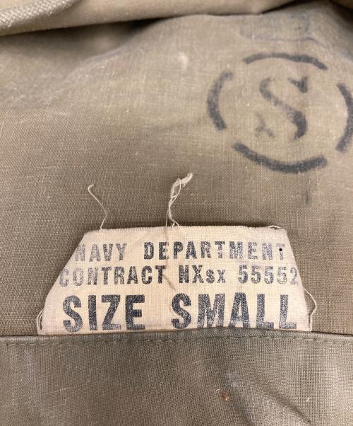 U'S NAVY（ユーエスネイビー）U'S NAVY (ユーエスネイビー) デッキレインパーカー カーキ サイズ:SMALLの古着・服飾アイテム