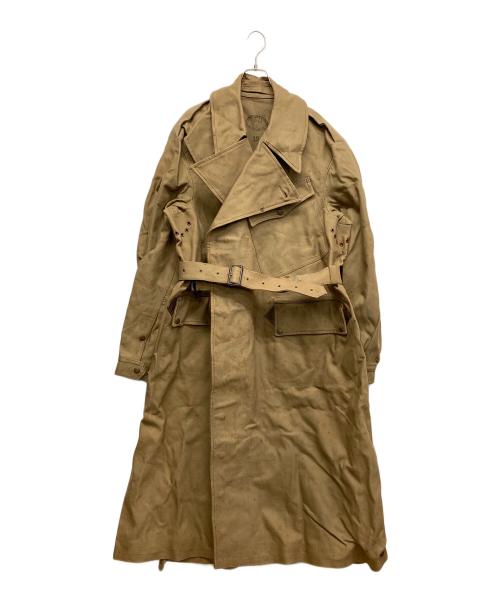 MILITARY（ミリタリー）MILITARY (ミリタリー) 〔OLD〕40sディスパッチモーターサイクルコート ベージュ サイズ:不明の古着・服飾アイテム