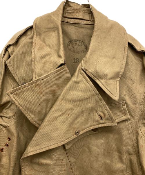 MILITARY（ミリタリー）MILITARY (ミリタリー) 〔OLD〕40sディスパッチモーターサイクルコート ベージュ サイズ:不明の古着・服飾アイテム