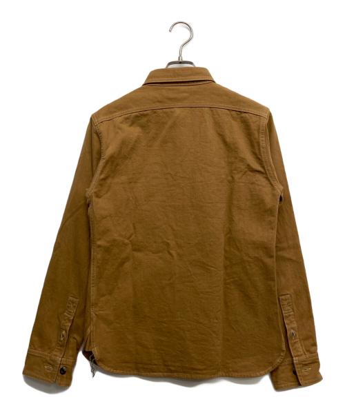 EIGHT G（エイトジー）EIGHT G (エイトジー) ツイルワークシャツ ブラウン サイズ:36の古着・服飾アイテム