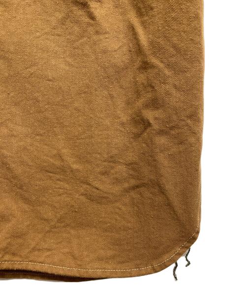 EIGHT G（エイトジー）EIGHT G (エイトジー) ツイルワークシャツ ブラウン サイズ:36の古着・服飾アイテム