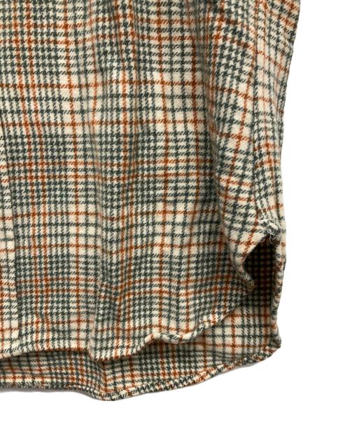 PENDLETON（ペンドルトン）PENDLETON (ペンドルトン) ウールシャツ ベージュ×グリーン サイズ:Mの古着・服飾アイテム