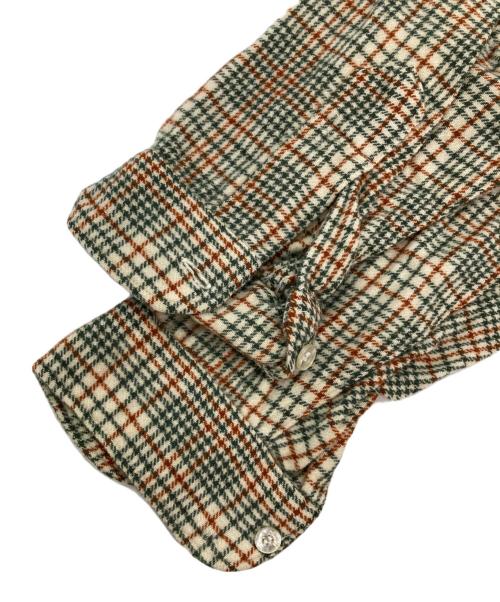PENDLETON（ペンドルトン）PENDLETON (ペンドルトン) ウールシャツ ベージュ×グリーン サイズ:Mの古着・服飾アイテム