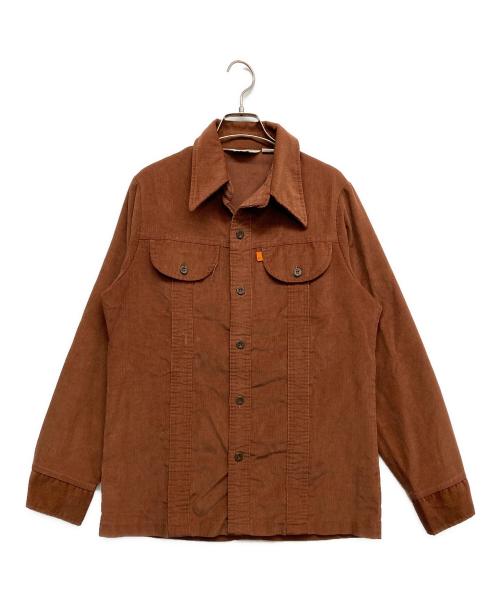 LEVI'S（リーバイス）LEVI'S (リーバイス) 70ｓコーデュロイシャツジャケット ブラウン サイズ:不明（印字消）の古着・服飾アイテム