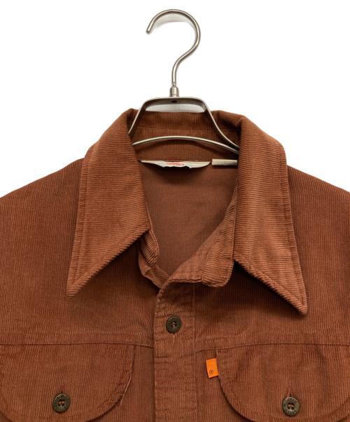 LEVI'S（リーバイス）LEVI'S (リーバイス) 70ｓコーデュロイシャツジャケット ブラウン サイズ:不明（印字消）の古着・服飾アイテム