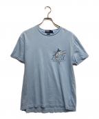 POLO RALPH LAURENポロ・ラルフローレン）の古着「プリントTシャツ」｜ブルー