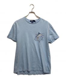 POLO RALPH LAUREN（ポロ・ラルフローレン）の古着「プリントTシャツ」｜ブルー