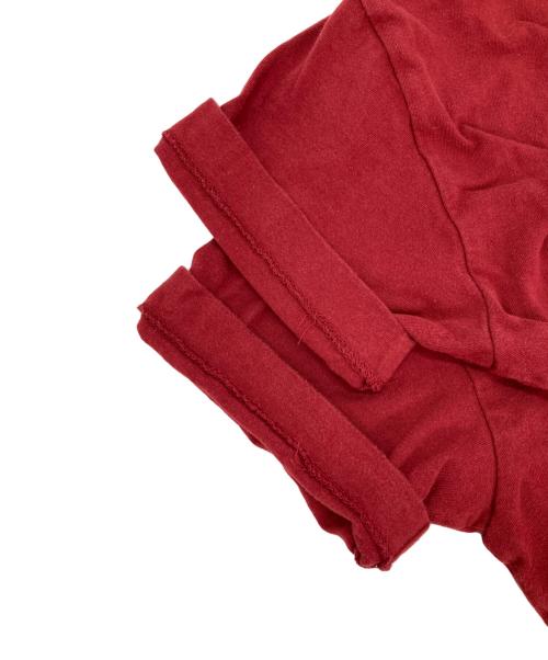 PLAY COMME des GARCONS（プレイコムデギャルソン）PLAY COMME des GARCONS (プレイコムデギャルソン) ダブルワッペンTシャツ レッド サイズ:Ｓの古着・服飾アイテム