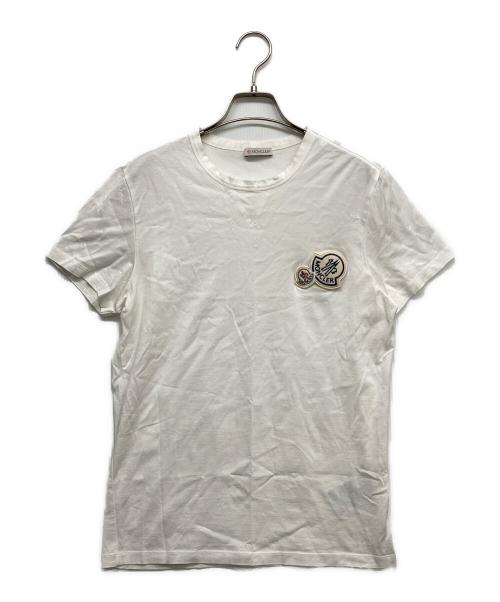 MONCLER（モンクレール）MONCLER (モンクレール) MAGLIA T-SHIRT ホワイト サイズ:Ｓの古着・服飾アイテム