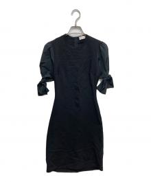 RED VALENTINO（レッドヴァレンティノ）の古着「切替ワンピース」｜ブラック