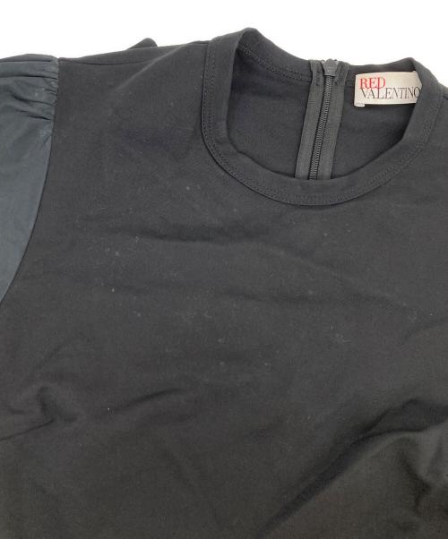 RED VALENTINO（レッドヴァレンティノ）RED VALENTINO (レッドヴァレンティノ) 切替ワンピース ブラック サイズ:XSの古着・服飾アイテム