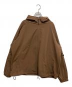 URBAN RESEARCH DOORSアーバンリサーチドアーズ）の古着「SLAB GatherSleeve Blouson」｜ブラウン