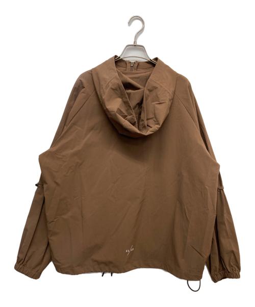 URBAN RESEARCH DOORS（アーバンリサーチドアーズ）URBAN RESEARCH DOORS (アーバンリサーチドアーズ) SLAB GatherSleeve Blouson ブラウン サイズ:FREEの古着・服飾アイテム