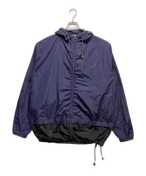MARNI（マルニ）MARNI (マルニ) 切り替え 2トーン ナイロンパーカー ネイビー サイズ:48の古着・服飾アイテム