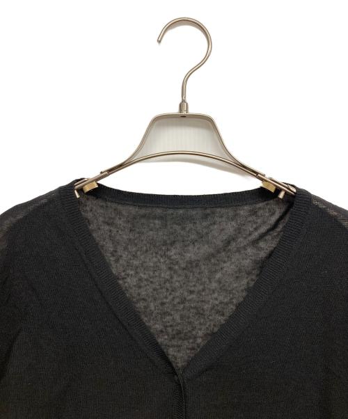 Spick and Span（スピックアンドスパン）Spick and Span (スピックアンドスパン) 薄手カーディガン ブラック サイズ:無しの古着・服飾アイテム