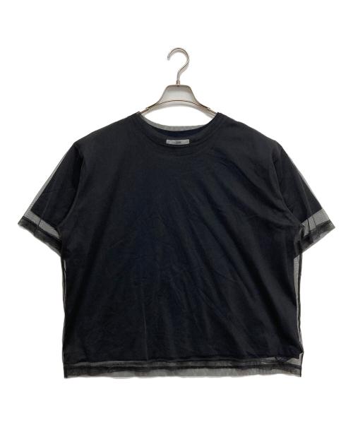 JOURNAL STANDARD relume（ジャーナルスタンダード レリューム）JOURNAL STANDARD relume (ジャーナルスタンダード レリューム) レイヤードカットソー ブラック サイズ:Fの古着・服飾アイテム