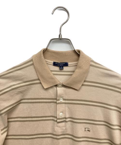 BURBERRY LONDON（バーバリーロンドン）BURBERRY LONDON (バーバリーロンドン) ポロシャツ ブラウン サイズ:Lの古着・服飾アイテム