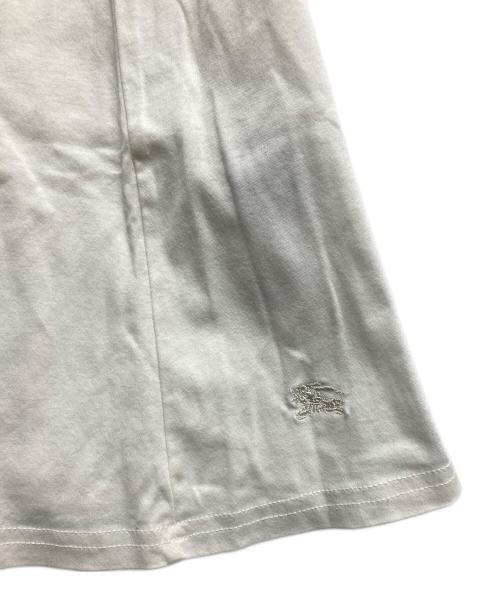 BURBERRY BLUE LABEL（バーバリー ブルー レーベル）BURBERRY BLUE LABEL (バーバリー ブルー レーベル) ノースリーブカットソー ホワイト サイズ:38の古着・服飾アイテム