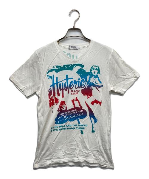 Hysteric Glamour（ヒステリックグラマー）Hysteric Glamour (ヒステリックグラマー) プリントTシャツ ホワイト サイズ:Sの古着・服飾アイテム