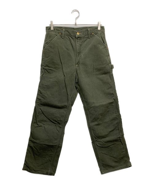 CarHartt（カーハート）CarHartt (カーハート) 90ｓ ダック地ペインターパンツ グリーン サイズ:32×34の古着・服飾アイテム