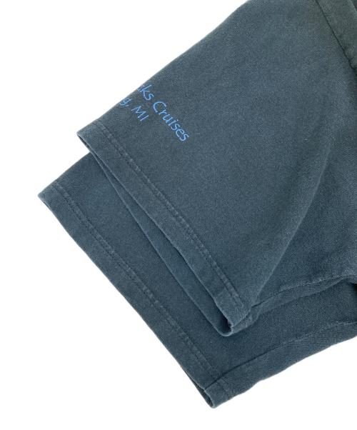 JERZEES（ジャージーズ）JERZEES (ジャージーズ) HABITAT両面プリントヴィンテージTシャツ ブラック サイズ:Lの古着・服飾アイテム