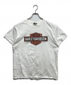 HARLEY-DAVIDSONハーレーダビッドソン）の古着「両面プリントTシャツ」｜ホワイト