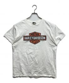 HARLEY-DAVIDSON（ハーレーダビッドソン）の古着「両面プリントTシャツ」｜ホワイト
