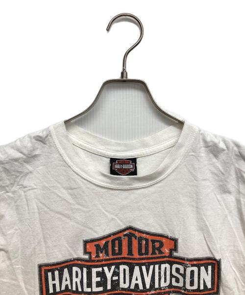 HARLEY-DAVIDSON（ハーレーダビッドソン）HARLEY-DAVIDSON (ハーレーダビッドソン) 両面プリントTシャツ ホワイト サイズ:無しの古着・服飾アイテム