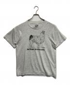 Hanesヘインズ）の古着「アニマルプリントTシャツ」｜グレー