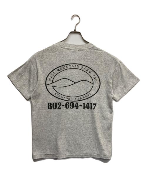 Hanes（ヘインズ）Hanes (ヘインズ) アニマルプリントTシャツ グレー サイズ:Mの古着・服飾アイテム