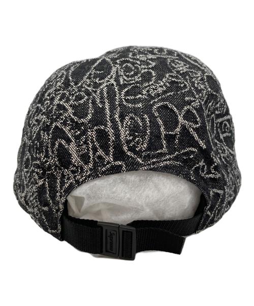 SUPREME（シュプリーム）Supreme (シュプリーム) Handwriting Denim Camp Cap ブラック サイズ:ONE SIZEの古着・服飾アイテム