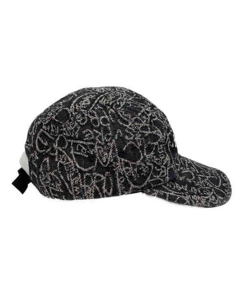 SUPREME（シュプリーム）Supreme (シュプリーム) Handwriting Denim Camp Cap ブラック サイズ:ONE SIZEの古着・服飾アイテム