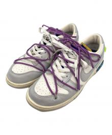 NIKE×OFFWHITE（ナイキ×オフホワイト）の古着「ダンク ロー 1 OF 50 "48"ローカットスニーカー」｜グレー