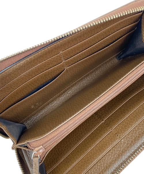 GUCCI（グッチ）GUCCI (グッチ) 長財布 ブラウンの古着・服飾アイテム