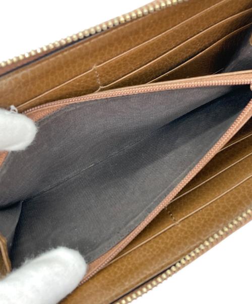 GUCCI（グッチ）GUCCI (グッチ) 長財布 ブラウンの古着・服飾アイテム