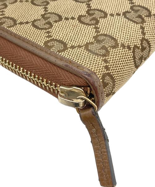 GUCCI（グッチ）GUCCI (グッチ) 長財布 ブラウンの古着・服飾アイテム