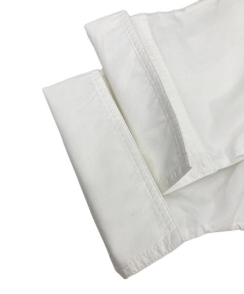 TOMORROW LAND collection（トゥモローランドコレクション）TOMORROW LAND collection (トゥモローランドコレクション) コットンブロード ハーフスリーブプルオーバーシャツ ホワイト サイズ:36の古着・服飾アイテム