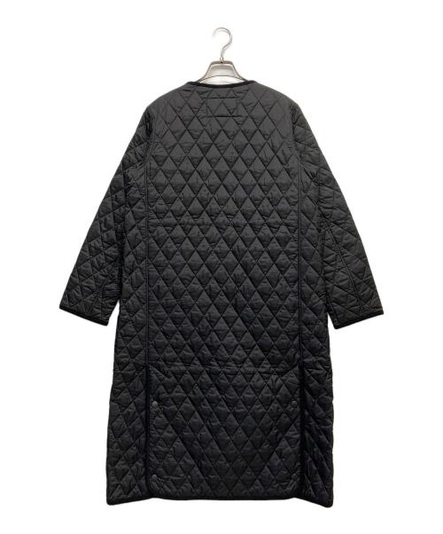 Barbour（バブアー）Barbour (バブアー) ラウンドカラー キルティング コート ブラック サイズ:38の古着・服飾アイテム