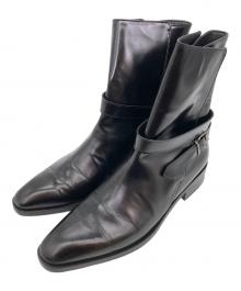 pieton SEKAK（ピエトン）の古着「アンクルベルトブーツ」｜ブラック