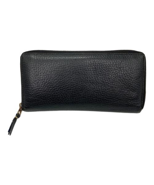COMME des GARCONS（コムデギャルソン）COMME des GARCONS (コムデギャルソン) ラウンドジップウォレット ブラックの古着・服飾アイテム