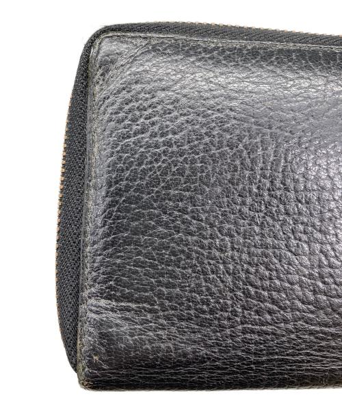 COMME des GARCONS（コムデギャルソン）COMME des GARCONS (コムデギャルソン) ラウンドジップウォレット ブラックの古着・服飾アイテム