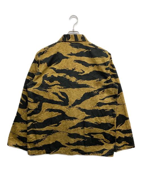 BUZZ RICKSON'S（バズリクソンズ）Buzz Rickson's (バズリクソンズ) GOLD TIGER STRIPE JACKET OVER DYE ブラウン サイズ:38の古着・服飾アイテム