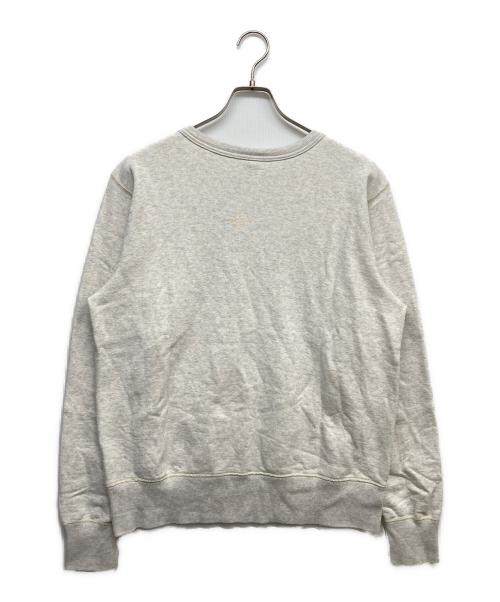 BUZZ RICKSON'S（バズリクソンズ）Buzz Rickson's (バズリクソンズ) 前Vガゼットクルーネックスウェット グレー サイズ:Lの古着・服飾アイテム