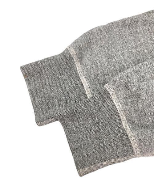 BUZZ RICKSON'S（バズリクソンズ）Buzz Rickson's (バズリクソンズ) 前Vガゼットプリントクルーネックスウェット グレー サイズ:Lの古着・服飾アイテム