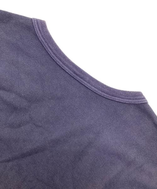 BUZZ RICKSON'S（バズリクソンズ）Buzz Rickson's (バズリクソンズ) 前Vガゼットプリントクルーネックスウェット ネイビー サイズ:Lの古着・服飾アイテム